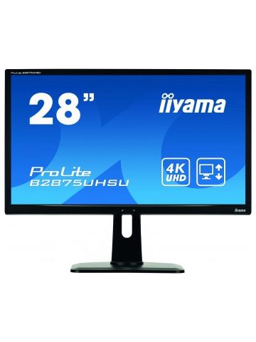 iiyama ProLite B2875UHSU-B1 computer monitor 71.1 cm (28") 3840 x 2160 pixels 4K Ultra HD LED Flat Matt Black