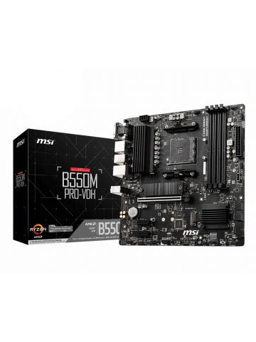 MSI B550M PRO-VDH motherboard AMD B550 Socket AM4 micro ATX