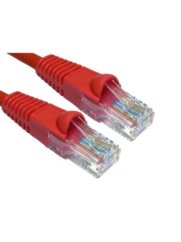 Cables Direct B6-502R networking cable Red 2 m Cat6 U/UTP (UTP)