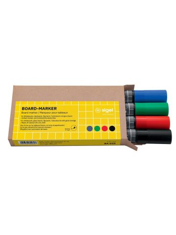 Sigel BA010 marker 4 pc(s) Black, Blue, Green, Red