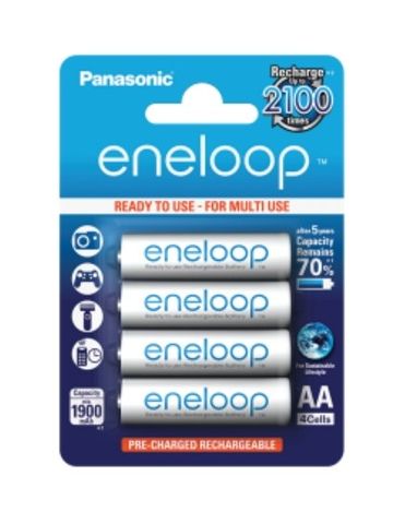 Panasonic Eneloop Rechargeable battery AA Nickel-Metal Hydride (NiMH)