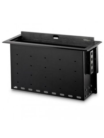 StarTech.com Dual-Module Conference Table Connectivity Box with Cable Organizer