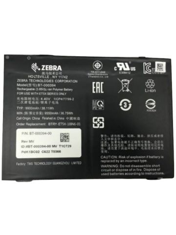 Zebra BTRY-ET5X-10IN5-01 tablet spare part/accessory Battery