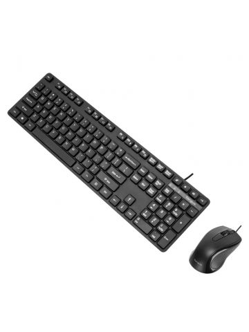 Targus BUS0423UK keyboard Mouse included USB QWERTY UK International Black