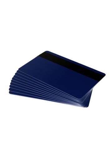 Dyestar Dark Blue 760 Micron Plastic Cards With Hi-Co Magnetic Stripe (Pack of 100)