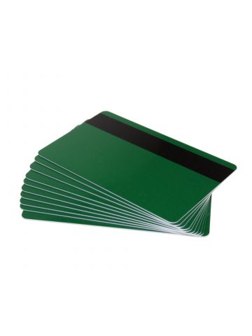 Dyestar Forest Green 760 Micron Plastic Cards With Hi-Co Magnetic Stripe (Pack of 100)