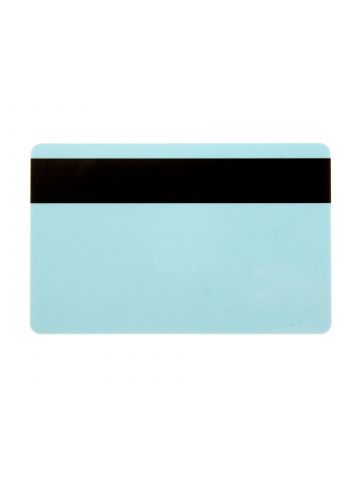 Dyestar Light Blue 760 Micron Plastic Cards With Hi-Co Magnetic Stripe (Pack of 100)