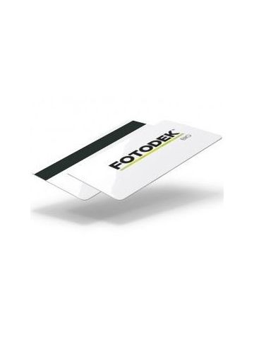 Digital ID Fotodek Blank White Bio Plastic Cards with Hi-Co Mag (Pack of 100) *DISCONTINUED - LIMITED STOCK AVAILABLE *