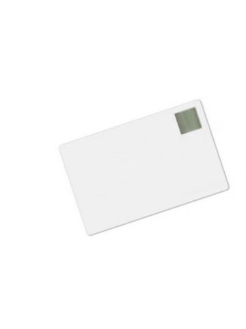 Digital ID Plain White PVC Cards With Silver Holopatch (Pack of 100)