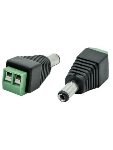 Blupont CCTV 2.1mm DC 12V Male power Adapter - Screw Down