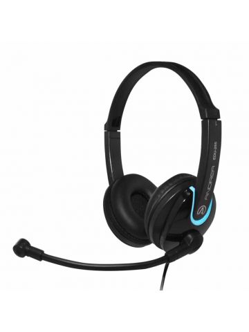 Andrea Communications EDU-255M Headset Wired Head-band Office/Call center Black, Blue