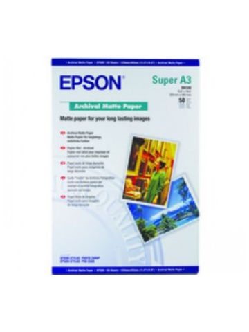 Epson Archival Matte Paper, DIN A3+, 189g/m�, 50 Sheets