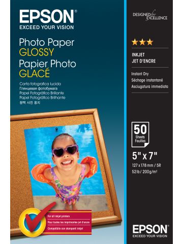 Epson Photo Paper Glossy - 13x18cm - 50 sheets