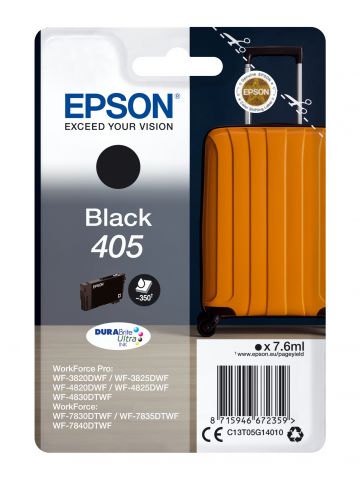 Epson C13T05G14010/405 Ink cartridge black, 350 pages 7,6ml for Epson WF-3820/7830