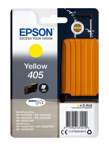 Epson C13T05G44010/405 Ink cartridge yellow, 300 pages 5,4ml for Epson WF-3820/7830