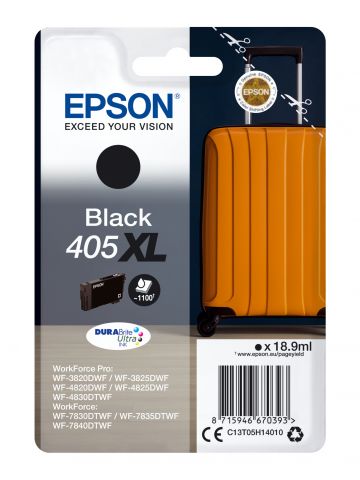 Epson C13T05H14020/405XL Ink cartridge black high-capacity Blister Acustic Magnetic, 1.1K pages 18,9ml for Epson WF-3820/7830