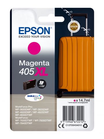 Epson C13T05H34010/405XL Ink cartridge magenta high-capacity, 1.1K pages 14,7ml for Epson WF-3820/7830