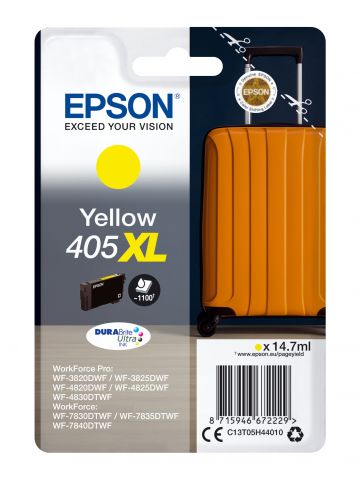 Epson C13T05H44010/405XL Ink cartridge yellow high-capacity, 1.1K pages 14,7ml for Epson WF-3820/7830