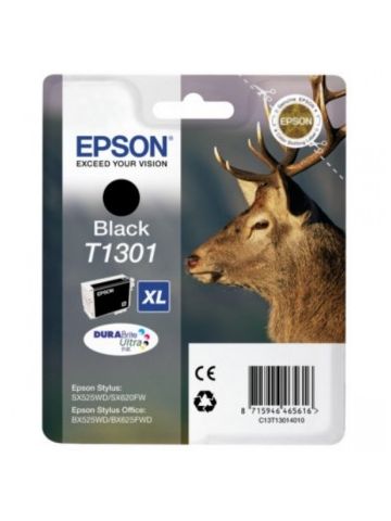 Epson C13T13014012 (T1301) Ink cartridge black, 945 pages, 25ml