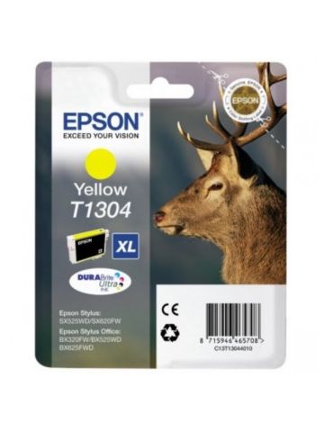 Epson C13T13044012 (T1304) Ink cartridge yellow, 1.01K pages, 10ml