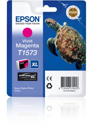 Epson C13T15734010/T1573 Ink cartridge magenta 25.9ml for Epson Stylus Photo R 3000