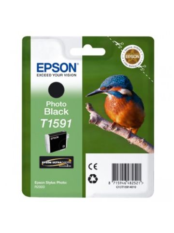 Epson C13T15914010 (T1591) Ink cartridge black, 17ml