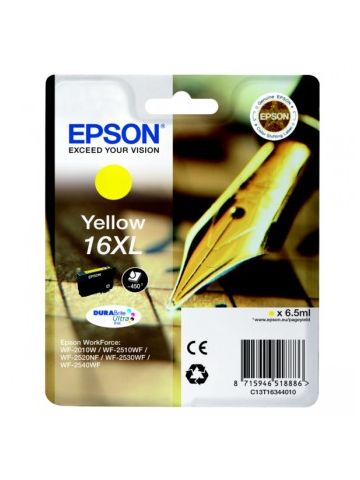 Epson C13T16344012 (16XL) Ink cartridge yellow, 450 pages, 7ml