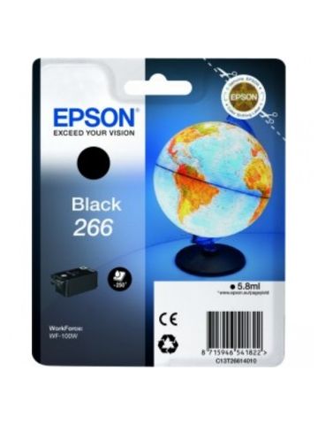 Epson C13T26614010 (266) Ink cartridge black, 260 pages, 6ml