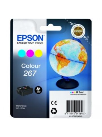 Epson C13T26704010 (267) Ink cartridge color, 200 pages, 7ml