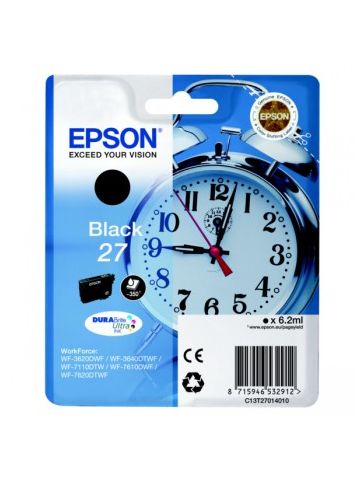 Epson C13T27014012 (27) Ink cartridge black, 350 pages, 6ml