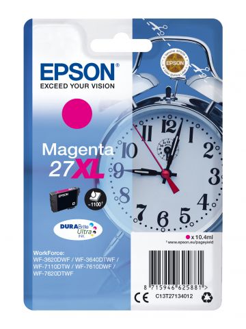 Epson C13T27134010/27XL Ink cartridge magenta high-capacity, 1.1K pages 10.4ml for Epson WF 3620