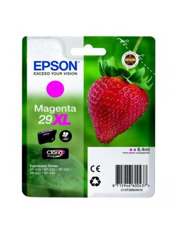 Epson C13T29934012 (29XL) Ink cartridge magenta, 450 pages, 6ml