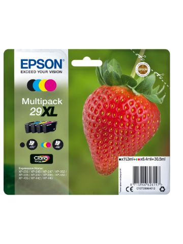 Epson C13T29964012 (29XL) Ink cartridge multi pack, 11,3ml + 3x6,4ml, Pack qty 4