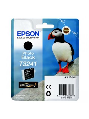 Epson C13T32414010 (T3241) Ink cartridge black, 4.2K pages, 14ml