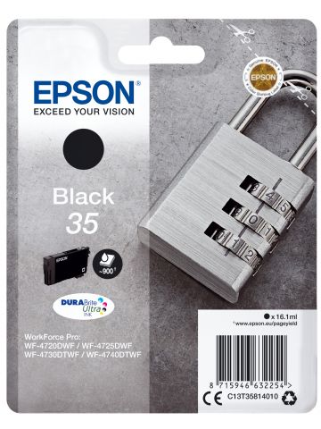 Epson C13T35814010/35 Ink cartridge black, 950 pages 16,1ml for Epson WF-4720