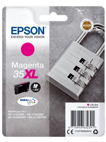 Epson C13T35934010/35XL Ink cartridge magenta high-capacity, 1.9K pages 20,3ml for Epson WF-4720