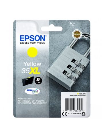 Epson C13T35944010 (35XL) Ink cartridge yellow, 1.9K pages, 20ml