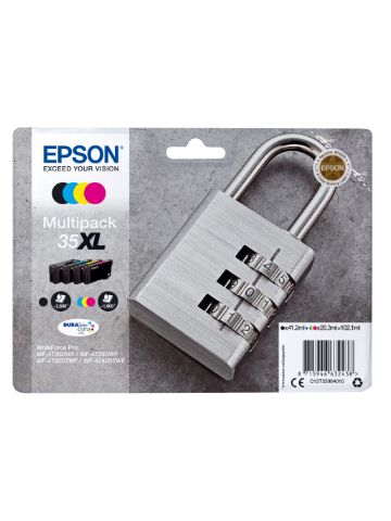 Epson C13T35964010/35XL Ink cartridge multi pack Bk,C,M,Y high-capacity 41,2ml + 3x20,3ml Pack=4 for