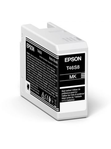 Epson C13T46S800/T46S8 Ink cartridge black matt 25ml for Epson SC-P 700