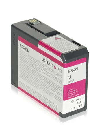 Epson C13T580300/T5803 Ink cartridge magenta 80ml for Epson Stylus Pro 3800