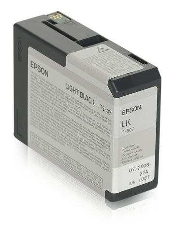 Epson C13T580700/T5807 Ink cartridge light black 80ml for Epson Stylus Pro 3800/3880