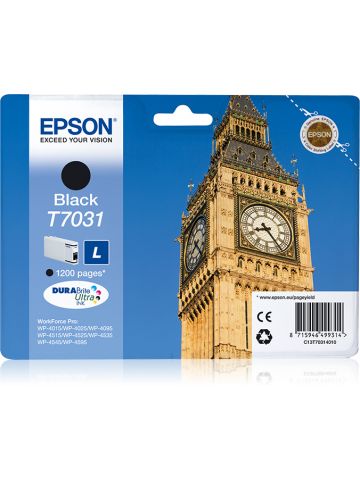 Epson C13T70314010/T7031 Ink cartridge black, 1.2K pages ISO/IEC 24711 24ml for Epson WP 4015/4025