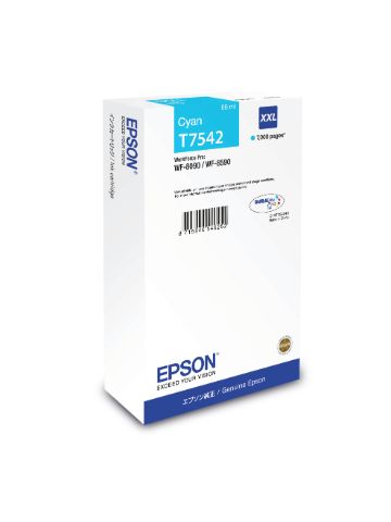 Epson C13T754240/T7542 Ink cartridge cyan, 7K pages ISO/IEC 24711 69ml for Epson WF 8090