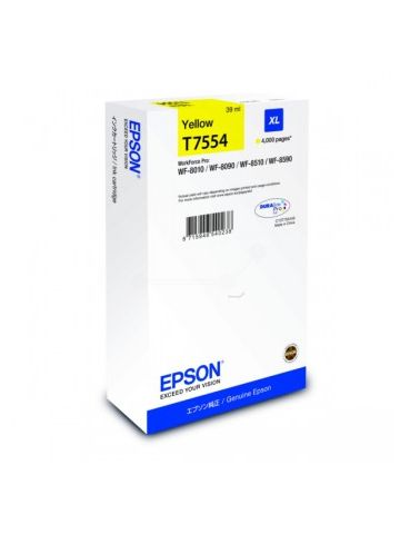 Epson C13T755440 (T7554) Ink cartridge yellow, 4K pages, 39ml