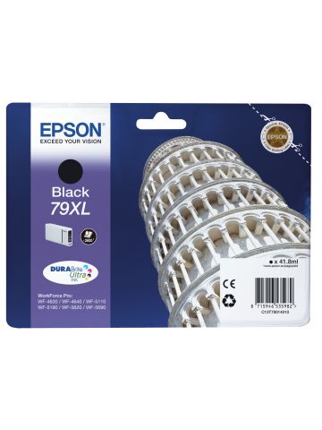 Epson C13T79014010/79XL Ink cartridge black high-capacity, 2.6K pages 41.8ml for Epson WF 4630/5110