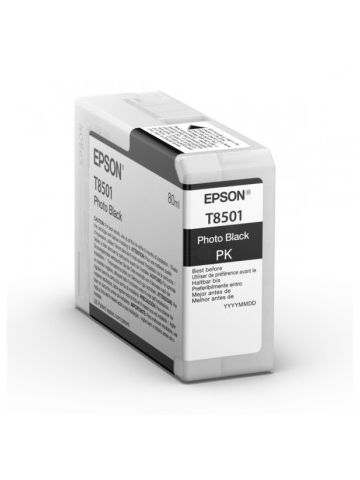 Epson C13T850100 (T8501) Ink cartridge bright black, 80ml