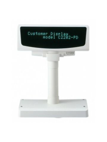 Citizen Citizen Customer Display C2202-PD, kit (RS-232), black, RS-232