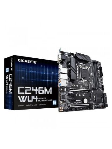 Gigabyte C246M-WU4 server/workstation motherboard LGA 1151 (Socket H4) Micro ATX Intel C246 Express