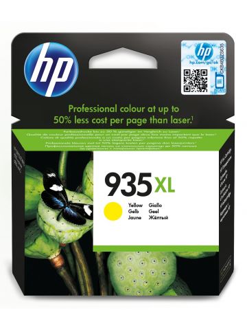 HP C2P26AE/935XL Ink cartridge yellow high-capacity, 825 pages ISO/IEC 24711 9,5ml for HP OfficeJet Pro 6230