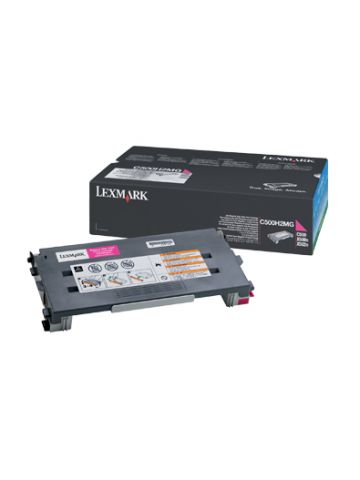 Lexmark C500H2MG Toner magenta, 3K pages/5% for Lexmark C 500